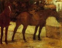 Degas, Edgar - Study of Horses